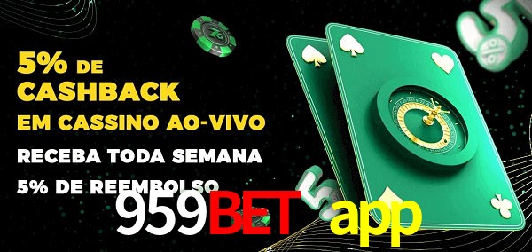 Promoções do cassino ao Vivo 959bet app